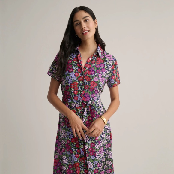 UNTUCKit Size 12 Short Sleeve Floral Annette Dress - Picture 1 of 5